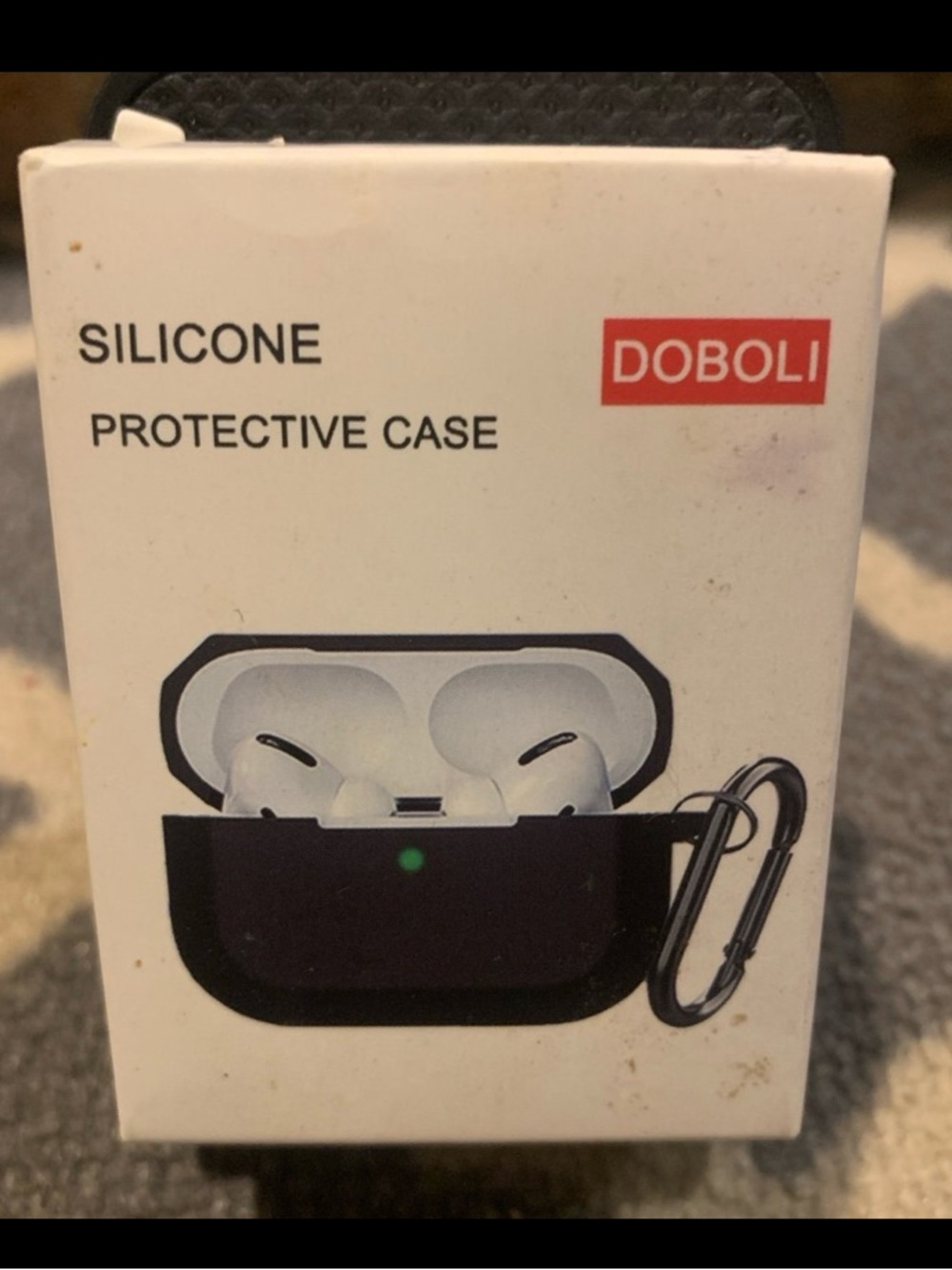 Doboli Silicone Protective Case Compatible with Air Pods Pro in Black(New)